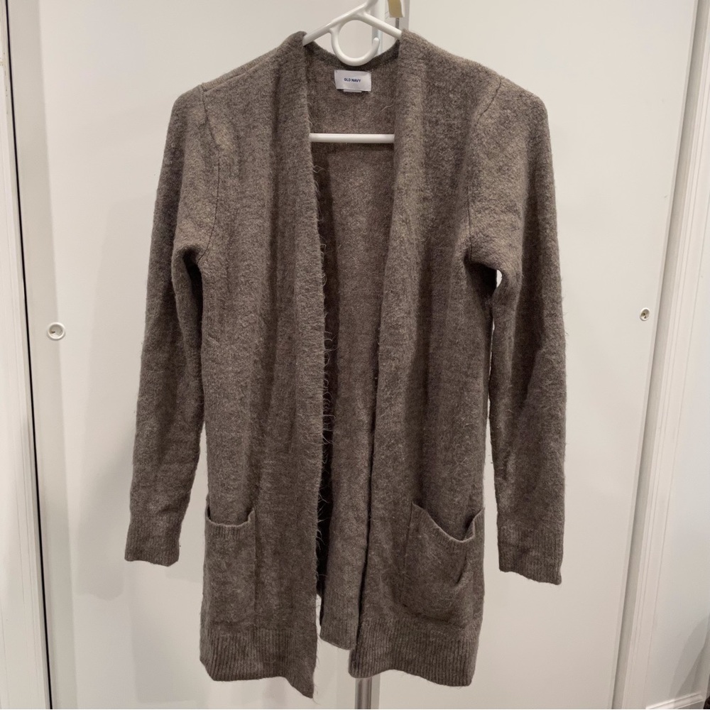 Old Navy Gray Cardigan, Size Small